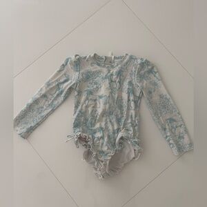 Posh Peanut - Charlotte Anne Long Sleeve Kids Swimsuit